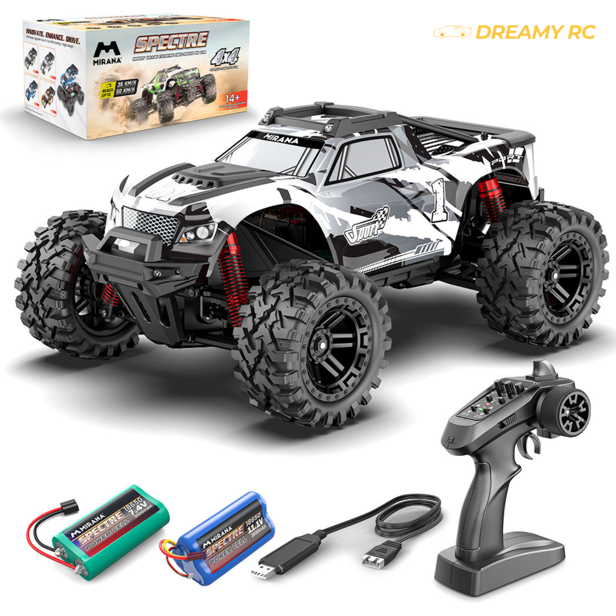 1:10 Scale High-Speed 4WD Hobby Grade RC Car – Rock Crawler