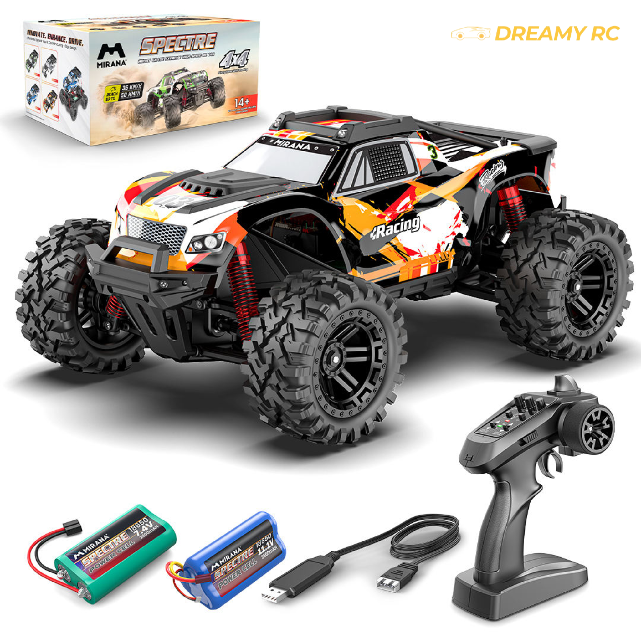 1:10 Scale High-Speed 4WD Hobby Grade RC Car – Rock Crawler