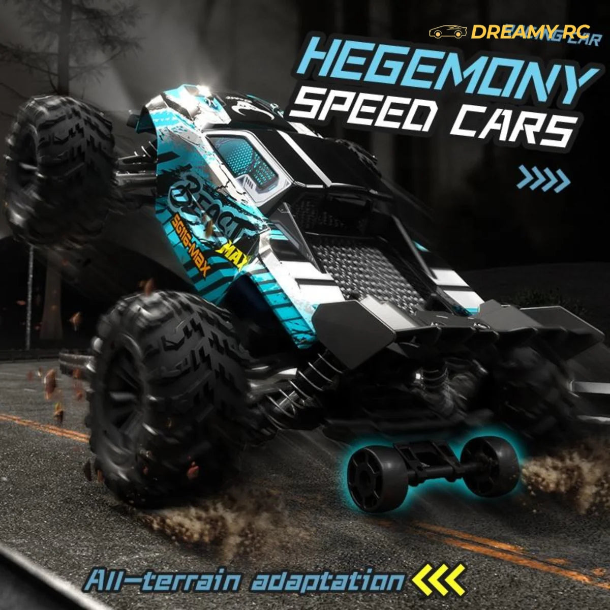 1:16 Brushless 4WD High-Speed RC Car – Off-Road Racing Remote Control Car