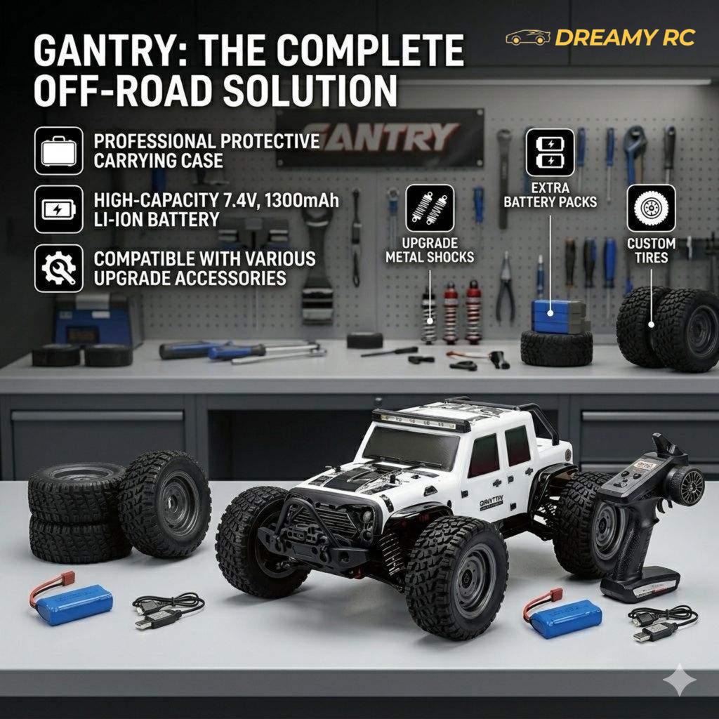 1:16 Scale 4WD High-Speed RC Jeep – Off-Road Remote Control Car