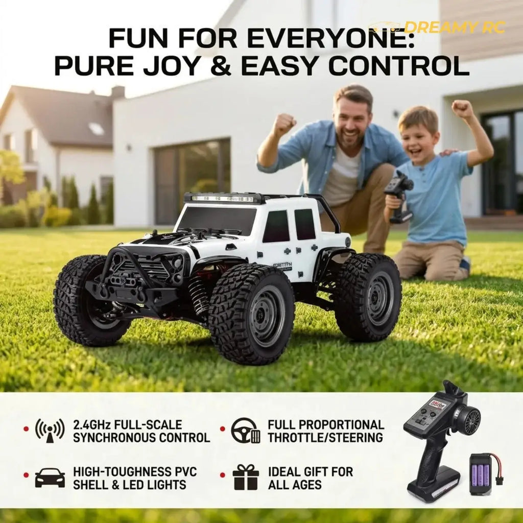 1:16 Scale 4WD High-Speed RC Jeep – Off-Road Remote Control Car