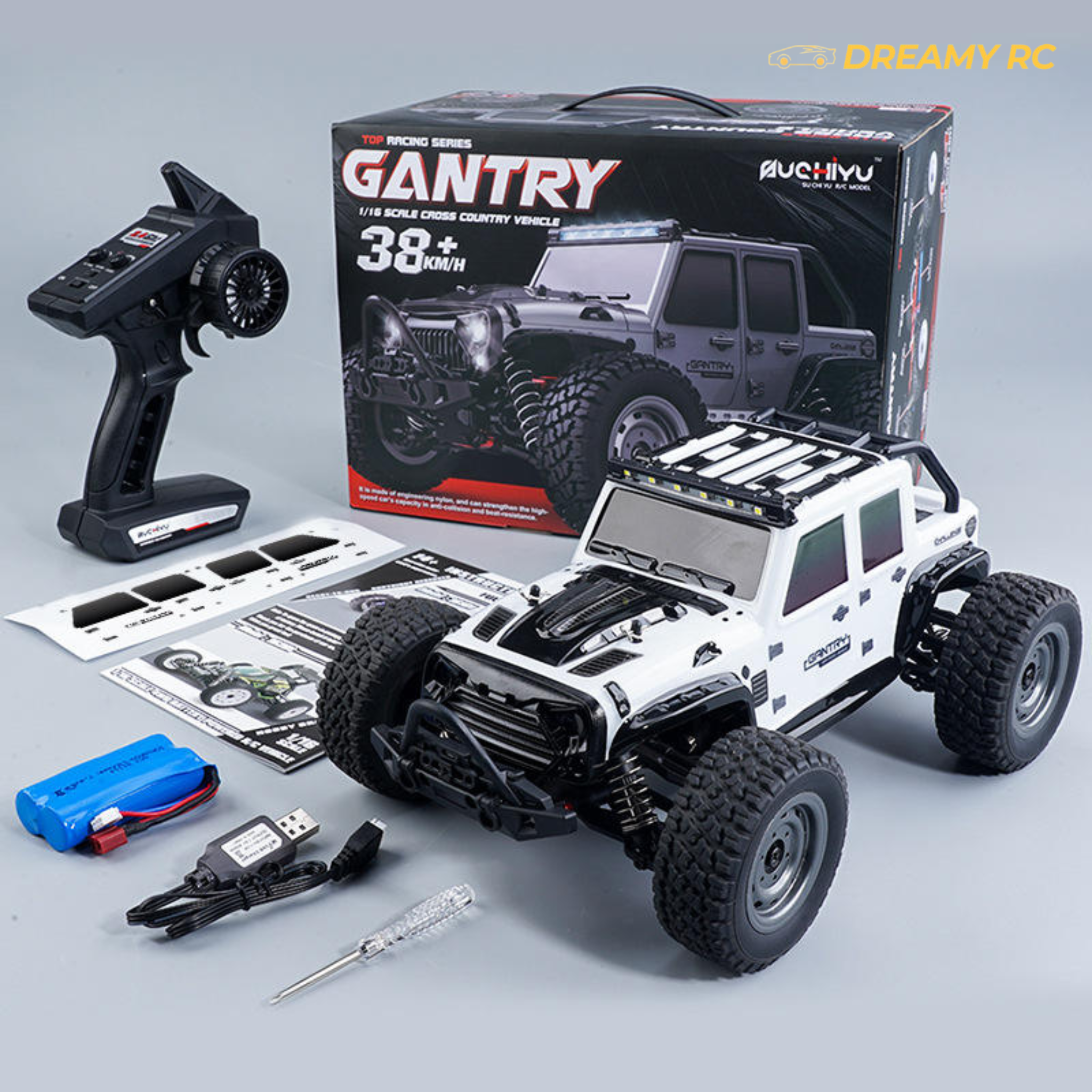 1:16 Scale 4WD High-Speed RC Jeep – Off-Road Remote Control Car