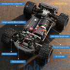 1:18 Scale 4WD RC Monster Truck – High-Speed Off-Road Remote Control Car