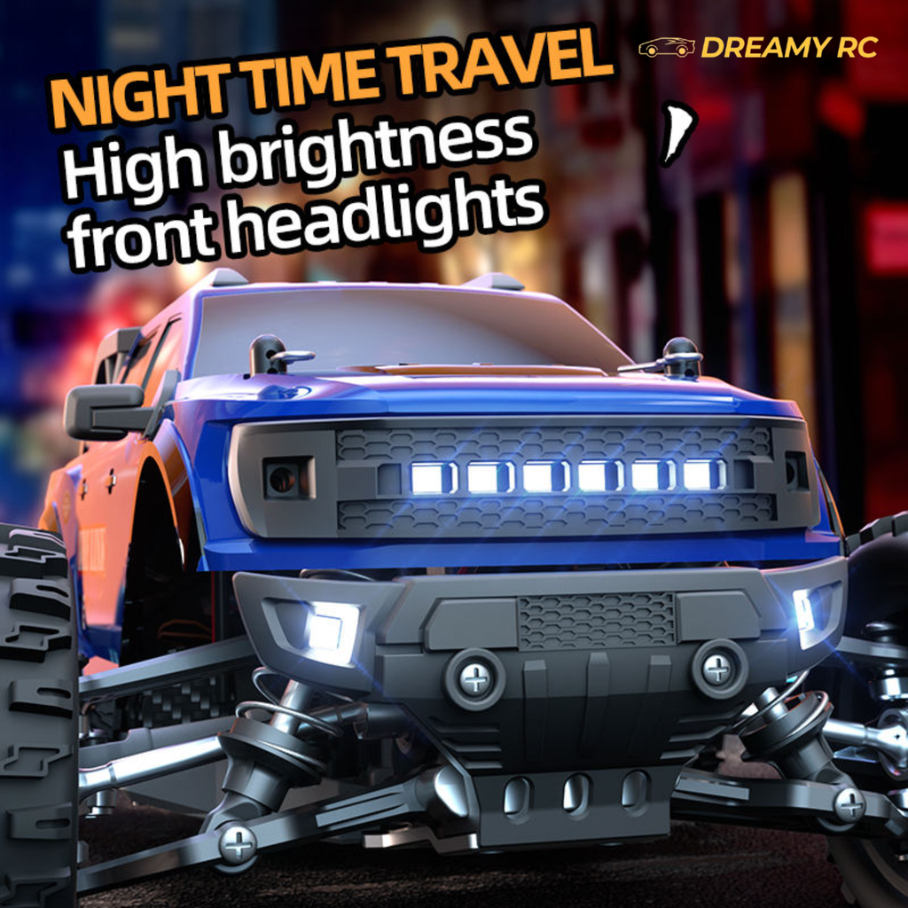 1:18 Scale 4WD RC Monster Truck – High-Speed Off-Road Remote Control Car