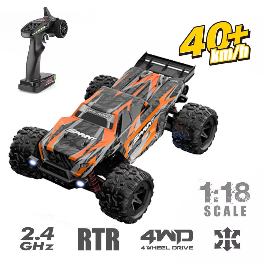 1:18 Scale 4WD Rock Crawler RC Car – Electric Off-Road Vehicle