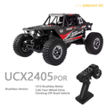1:24 Scale Brushless 4WD Rock Crawler RC Car – RTR Mini Off-Road Climbing Vehicle