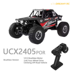 1:24 Scale Brushless 4WD Rock Crawler RC Car – RTR Mini Off-Road Climbing Vehicle