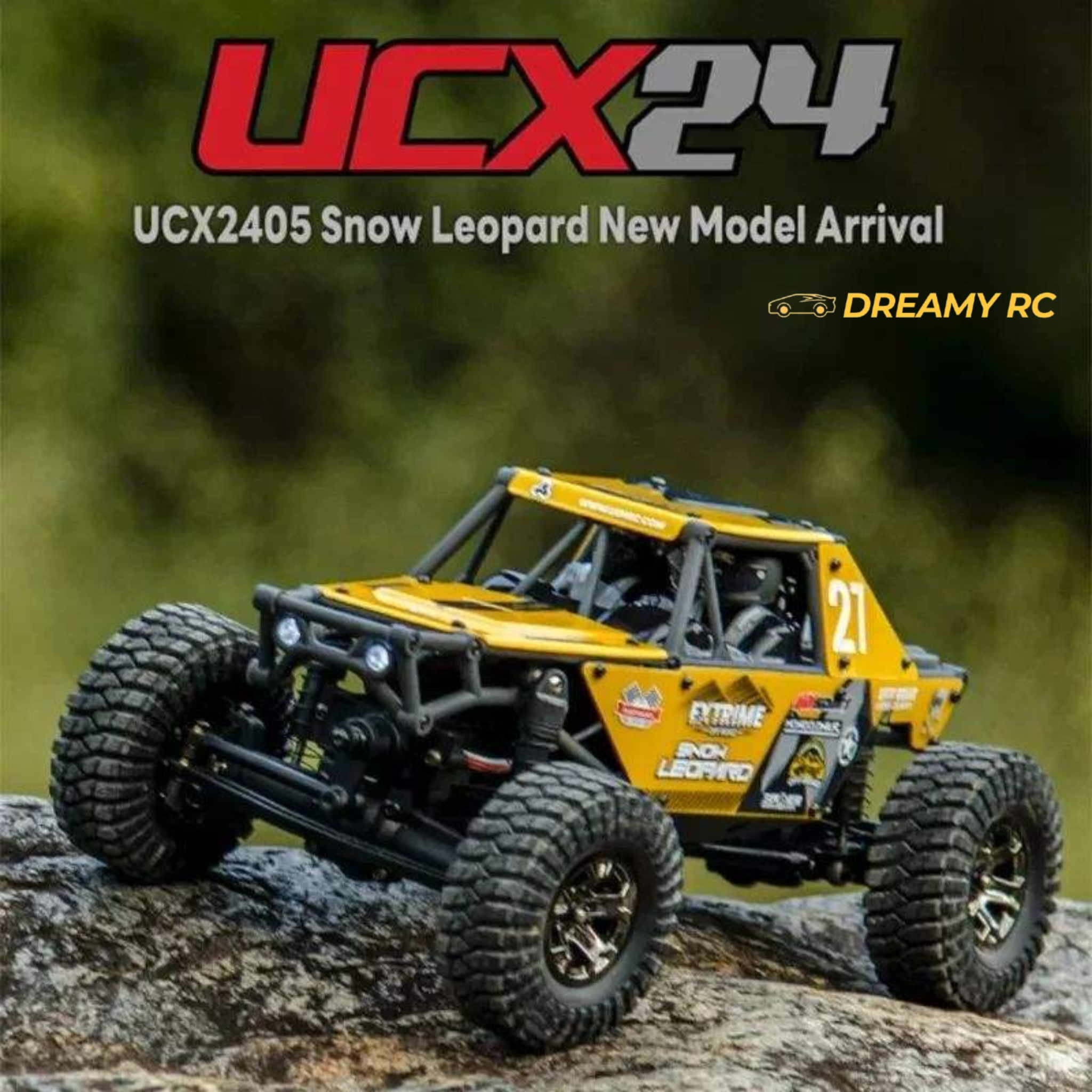 1:24 Scale Brushless 4WD Rock Crawler RC Car – RTR Mini Off-Road Climbing Vehicle