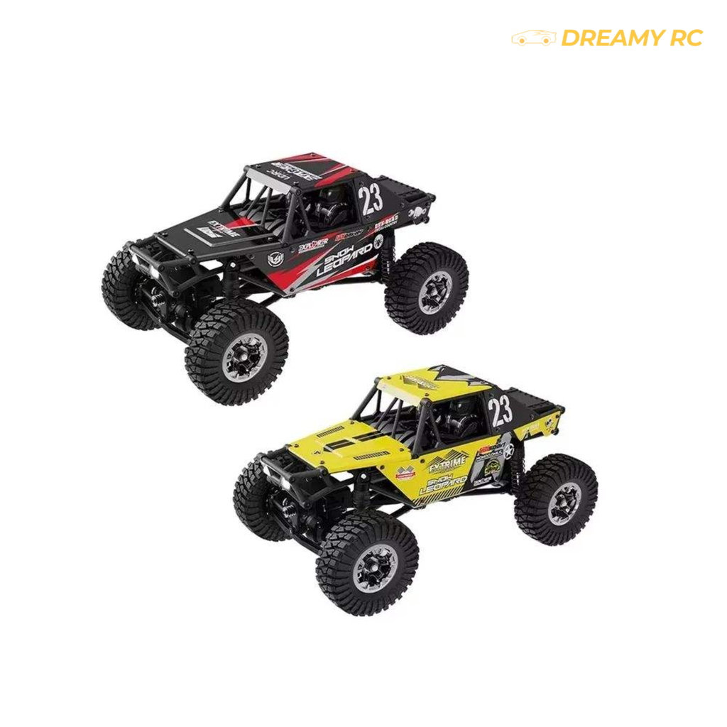 1:24 Scale Brushless 4WD Rock Crawler RC Car – RTR Mini Off-Road Climbing Vehicle
