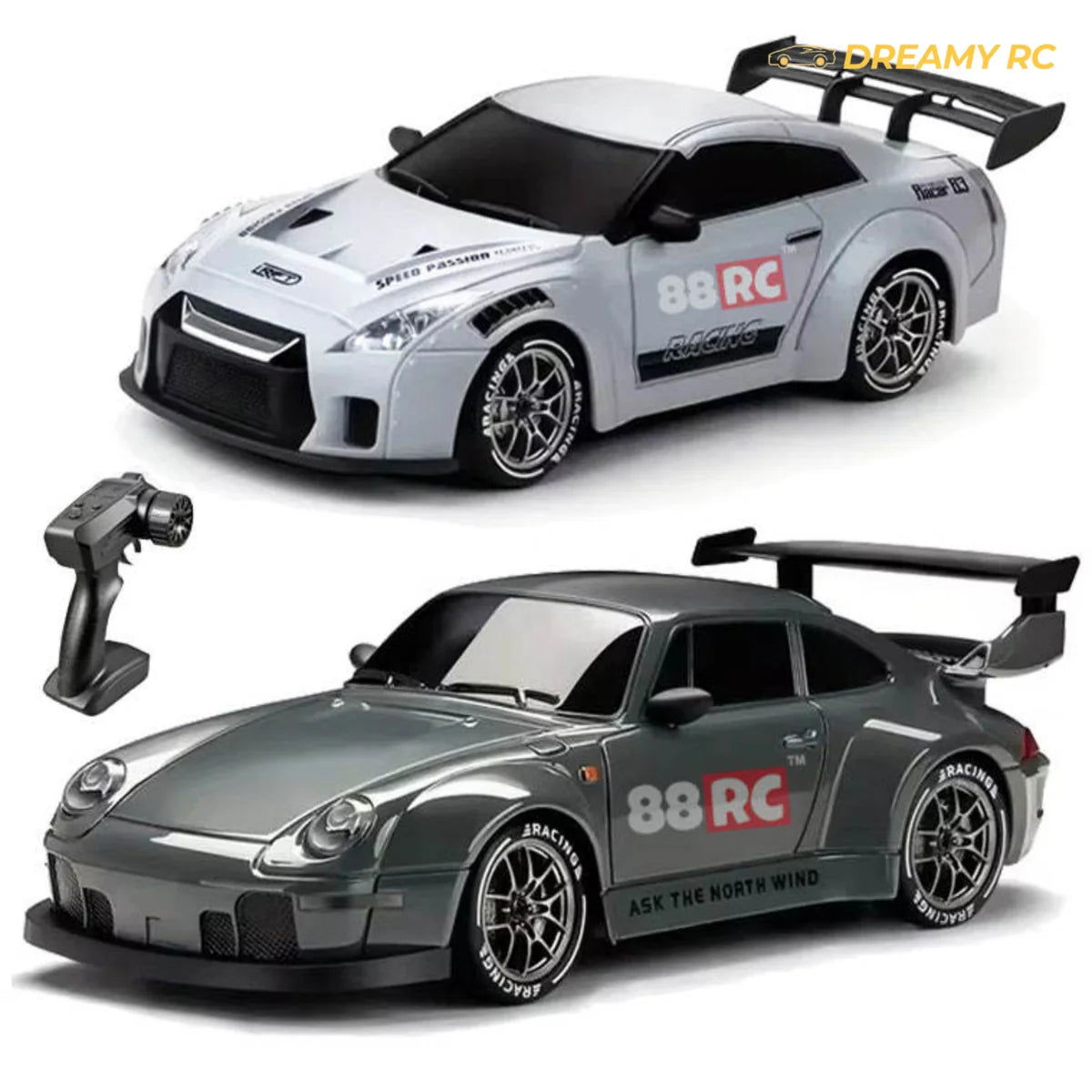 1:24 Scale 4WD Drift RC Car – Mini Electric Remote Control Sports Racing Car