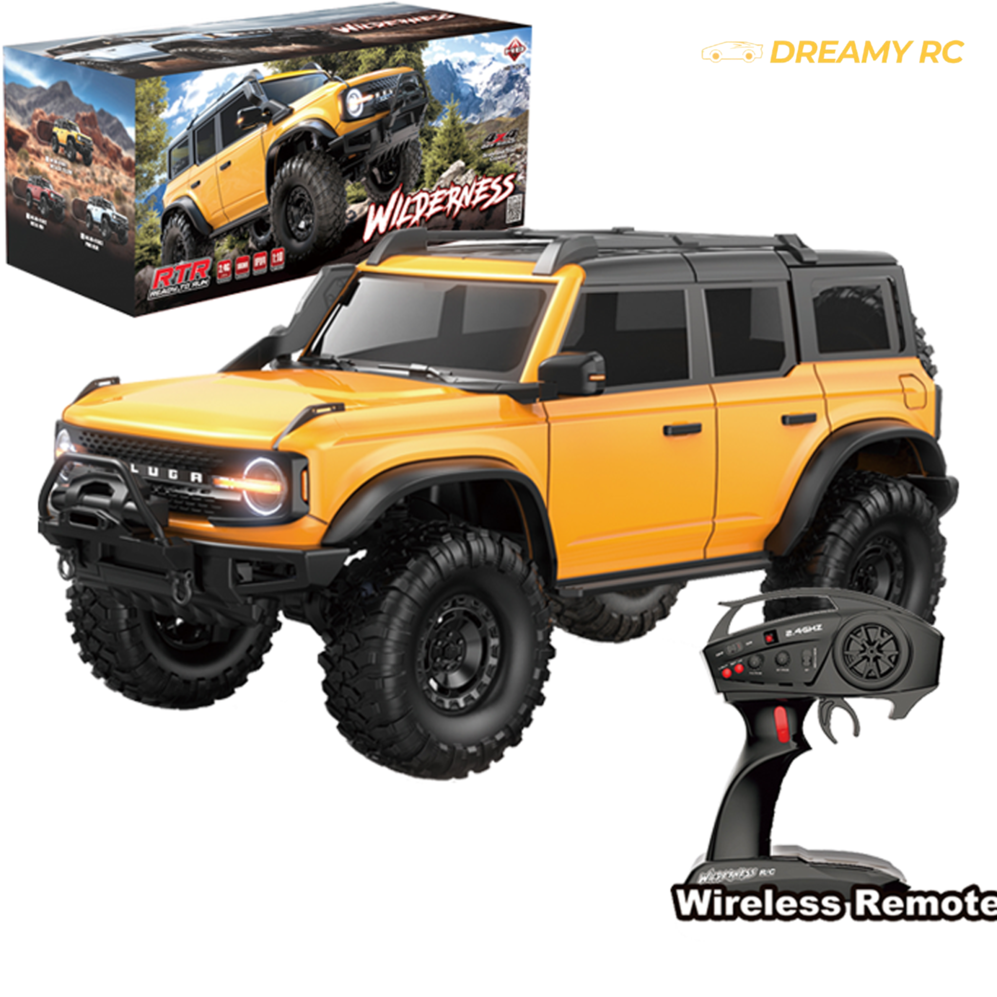 1:10 Scale 4WD Off-Road Rock Crawler RC Car