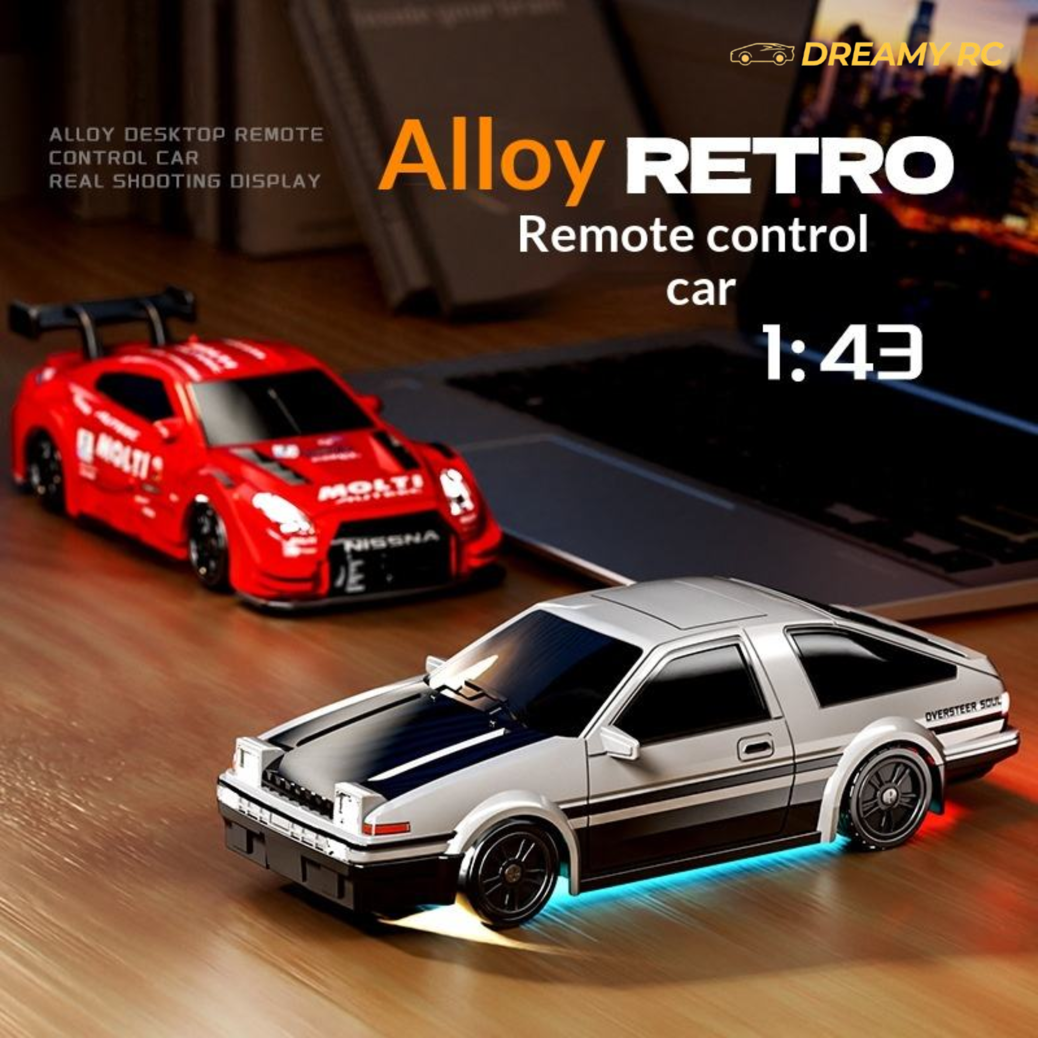 Mini Alloy RC Drift Car – 4WD Remote Control Racing Car for Indoor Drifting