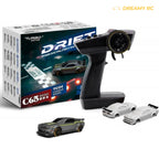 Turbo Racing 1:76 Scale RC Drift Car with Gyro – Mini Full Proportional Remote Control Car