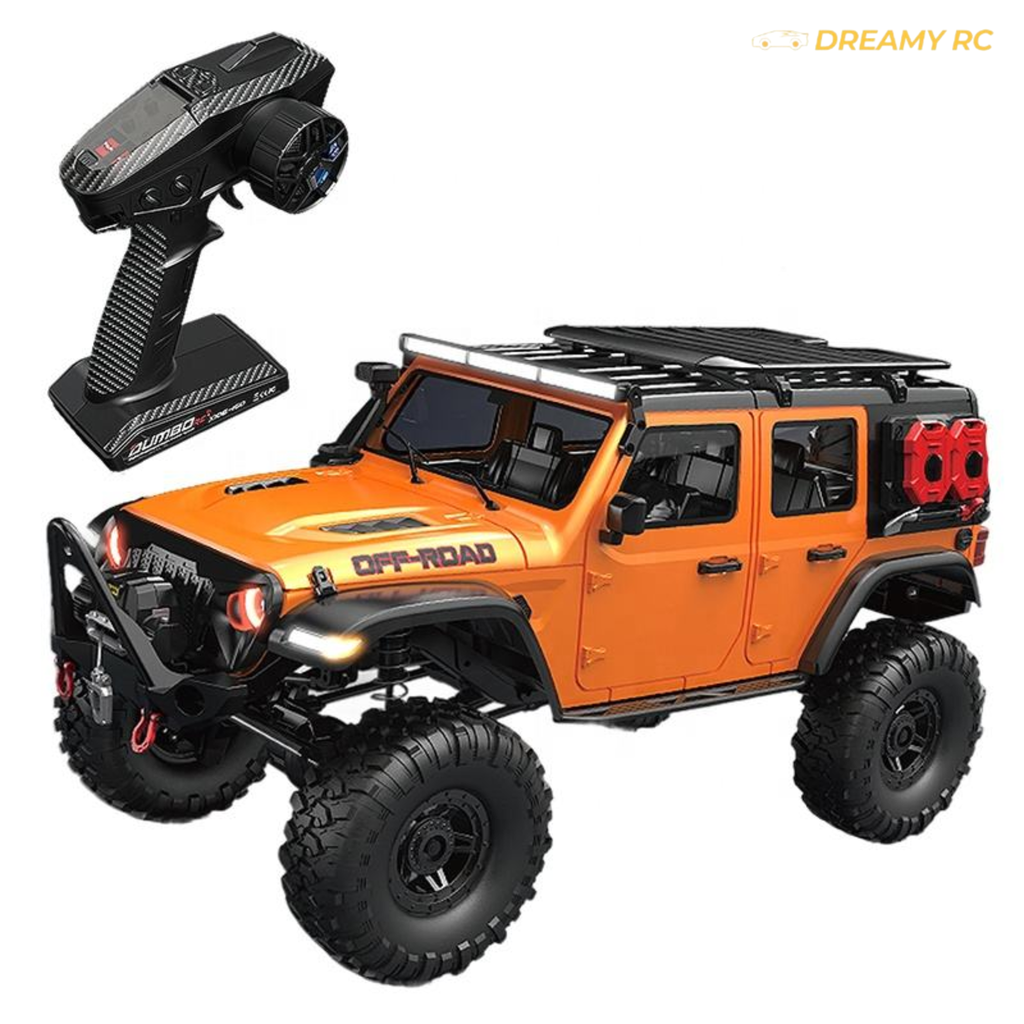1:10 Scale 4WD Rock Crawler RC Car – Full Proportional Off-Road Remote Control Vehicle