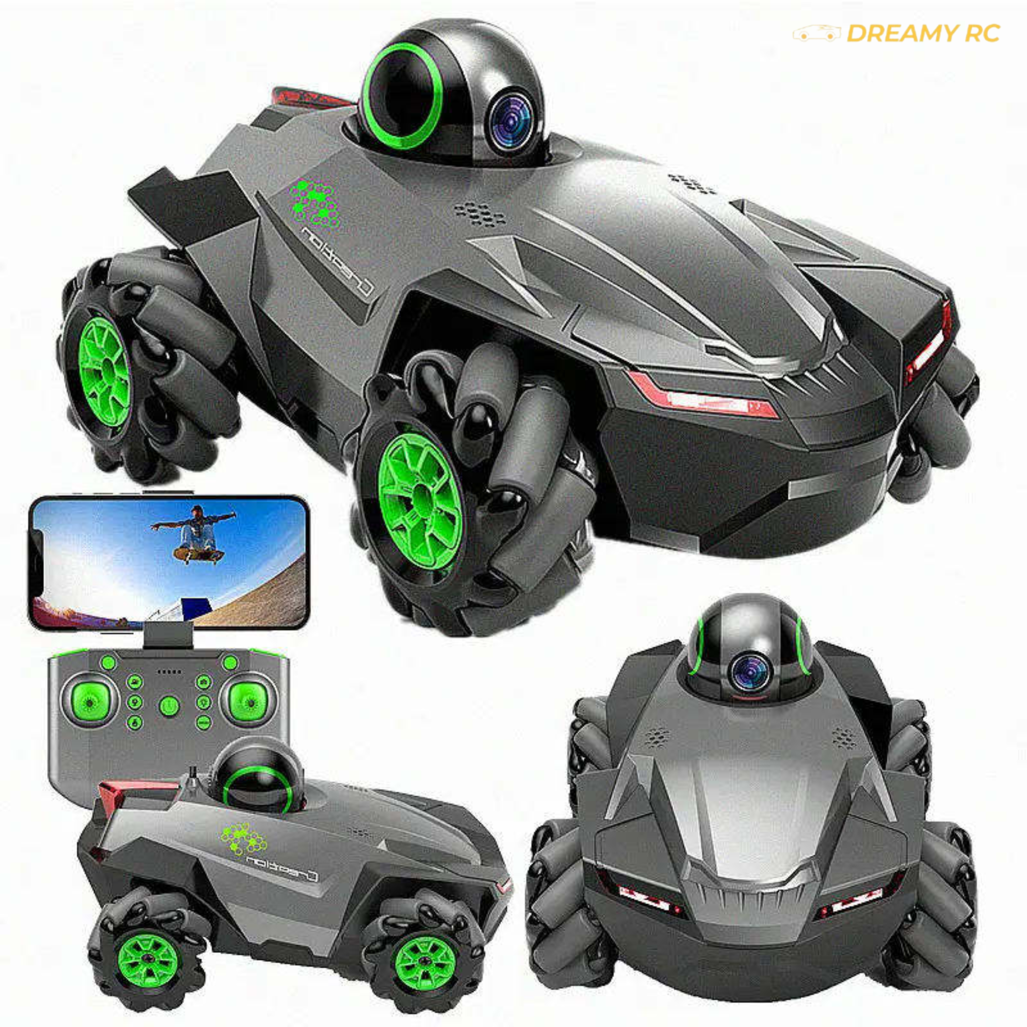 720P WiFi FPV Stunt RC Car with Camera – 2.4GHz Remote Control Drift & Rock Crawler