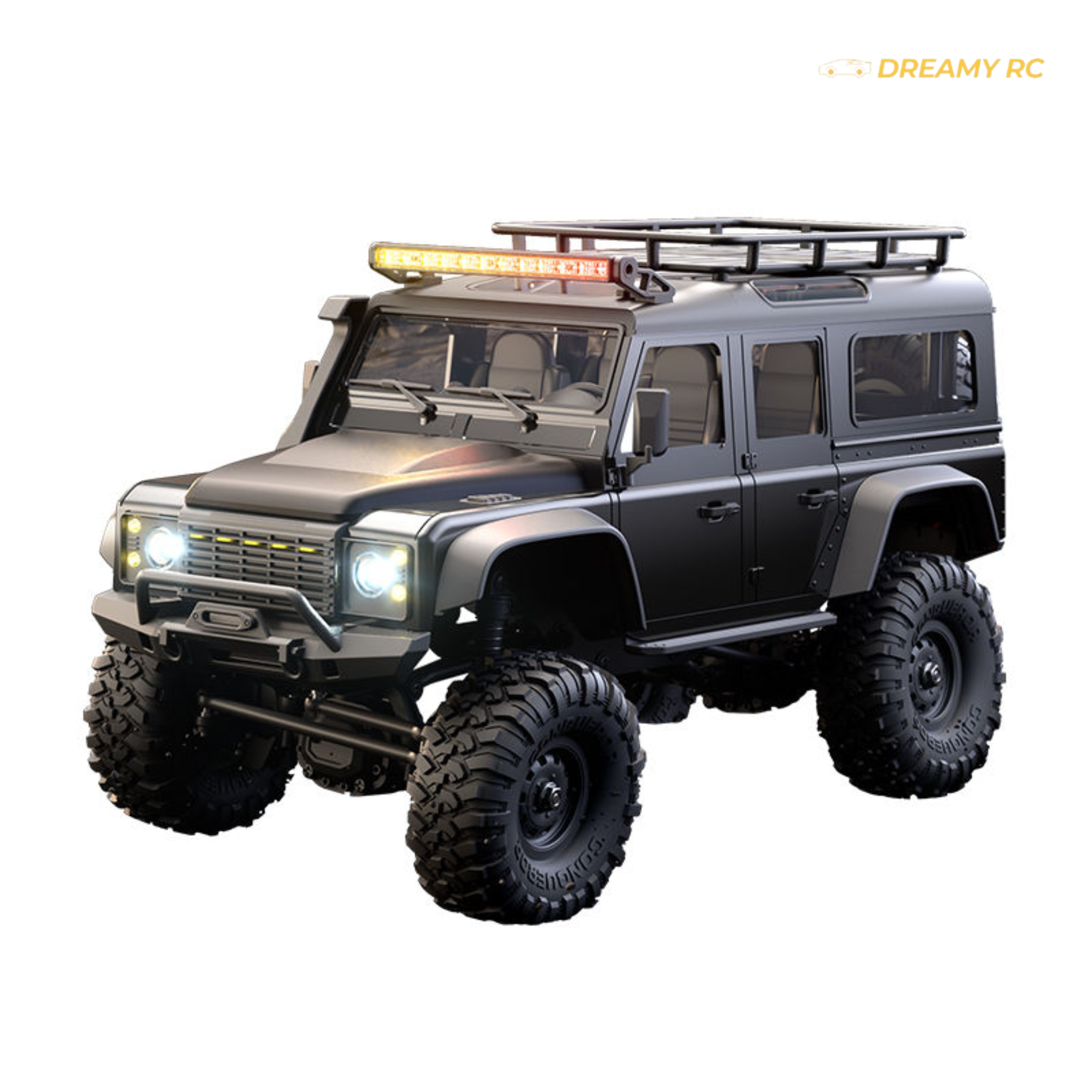 4WD Alloy Chassis Rock Crawler RC Car – Metal Frame Off-Road Remote Control Vehicle