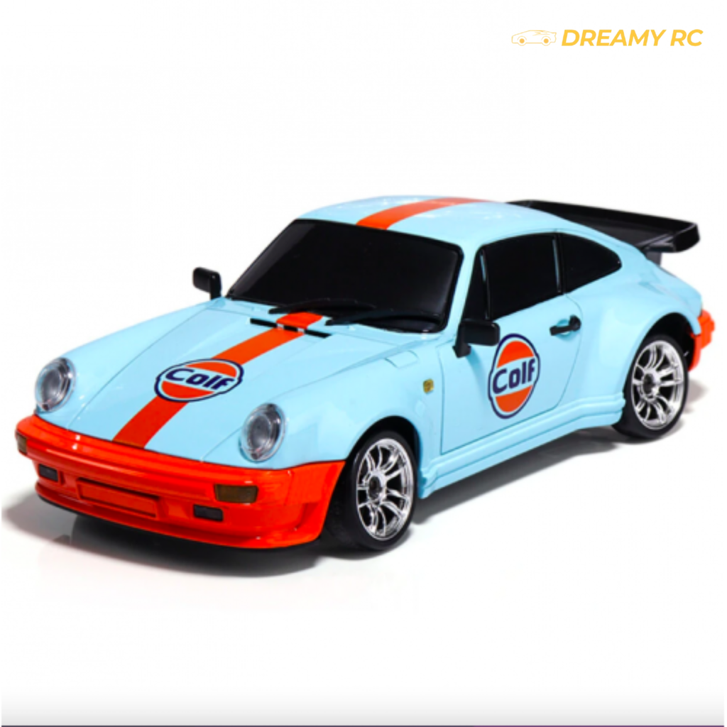 LDRC 1898 1:18 Scale RWD Drift RC Car – Full Proportional Alloy Racing Car with Gyro & LED Lights