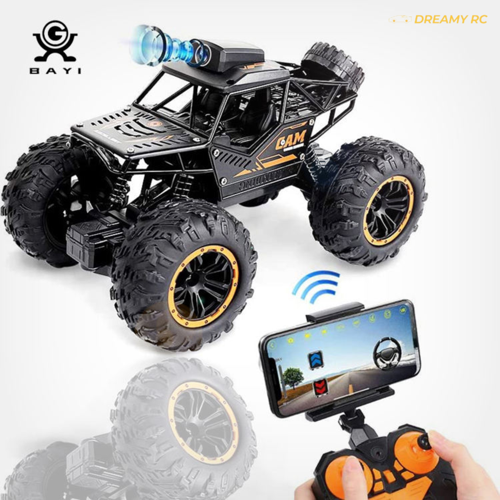 720P WiFi FPV RC Car with Camera – Remote Control Climbing Car with Live Video Transmission