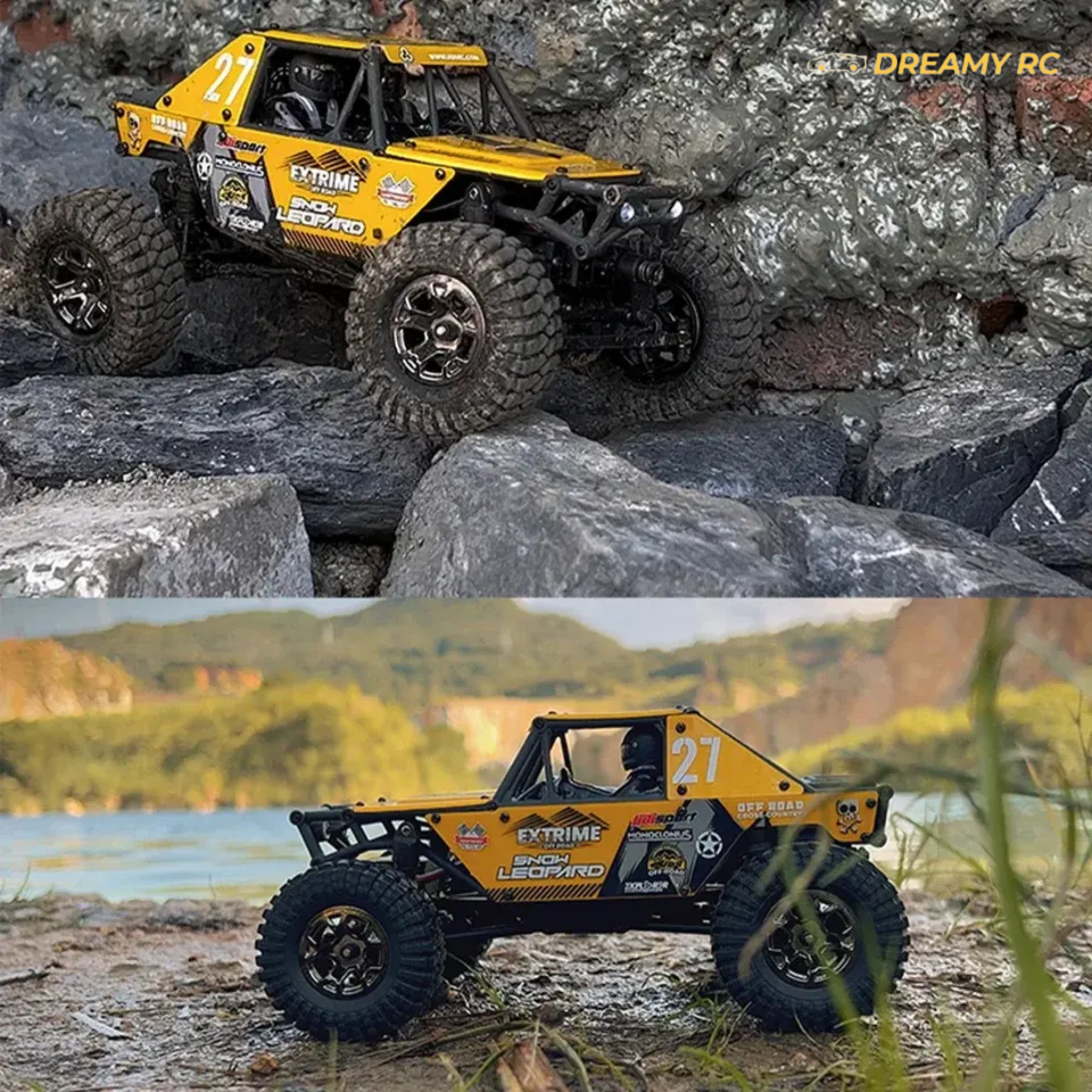 1:24 Scale Metal RC Crawler – 4WD Mini Rock Climbing Remote Control Car