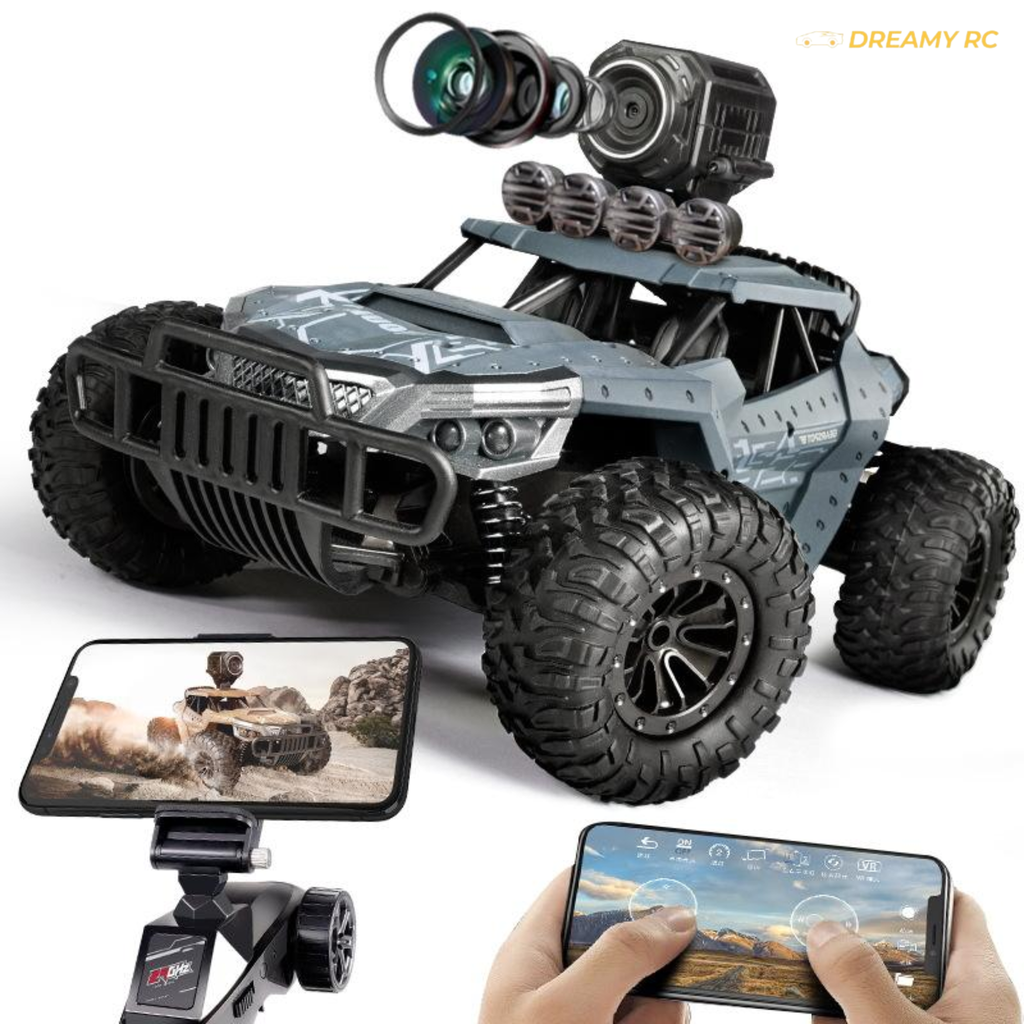 1:16 Scale FPV RC Monster Truck with 720P HD Camera – High-Speed Remote Control Racing Car