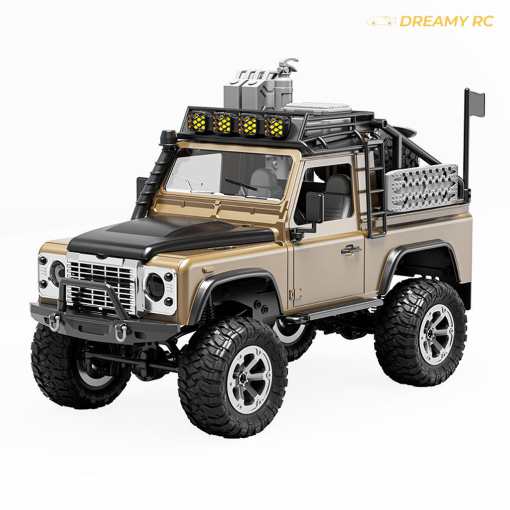 1:12 Scale 4WD Rock Crawler RC Car with LED Lights – Off-Road Remote Control Vehicle