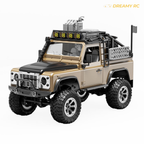 1:12 Scale 4WD Rock Crawler RC Car with LED Lights – Off-Road Remote Control Vehicle