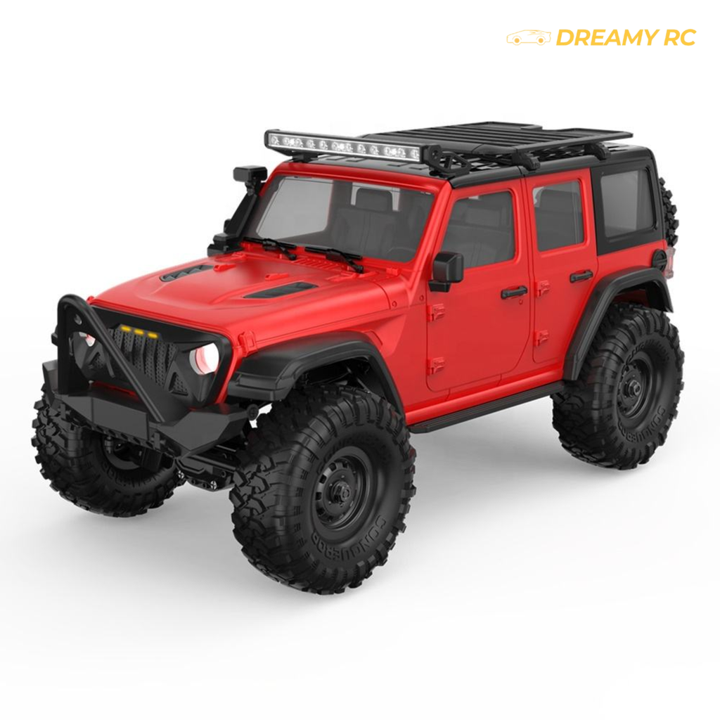 1:16 Scale 4WD Rock Crawler RC Car – Hobby Grade Off-Road Defender Style Remote Control Vehicle