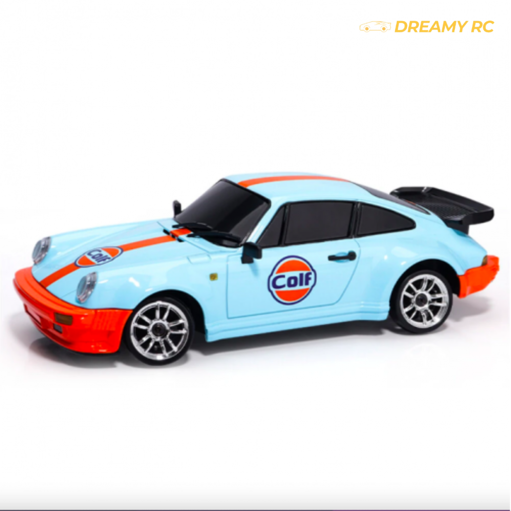 LDRC 1898 1:18 Scale RWD Drift RC Car – Full Proportional Alloy Racing Car with Gyro & LED Lights