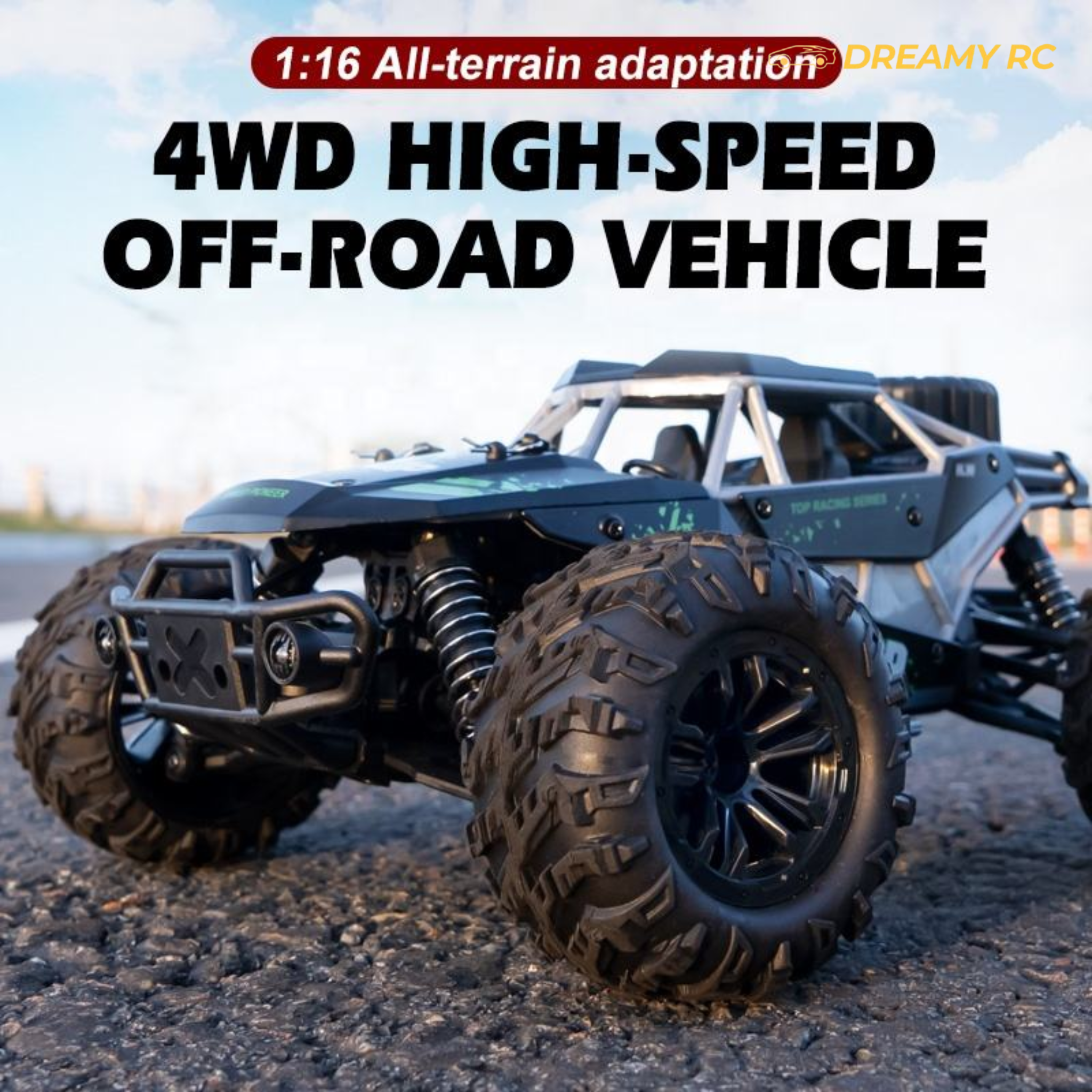 1:16 Scale 4WD High-Speed Off-Road Rock Crawler Remote Control Car