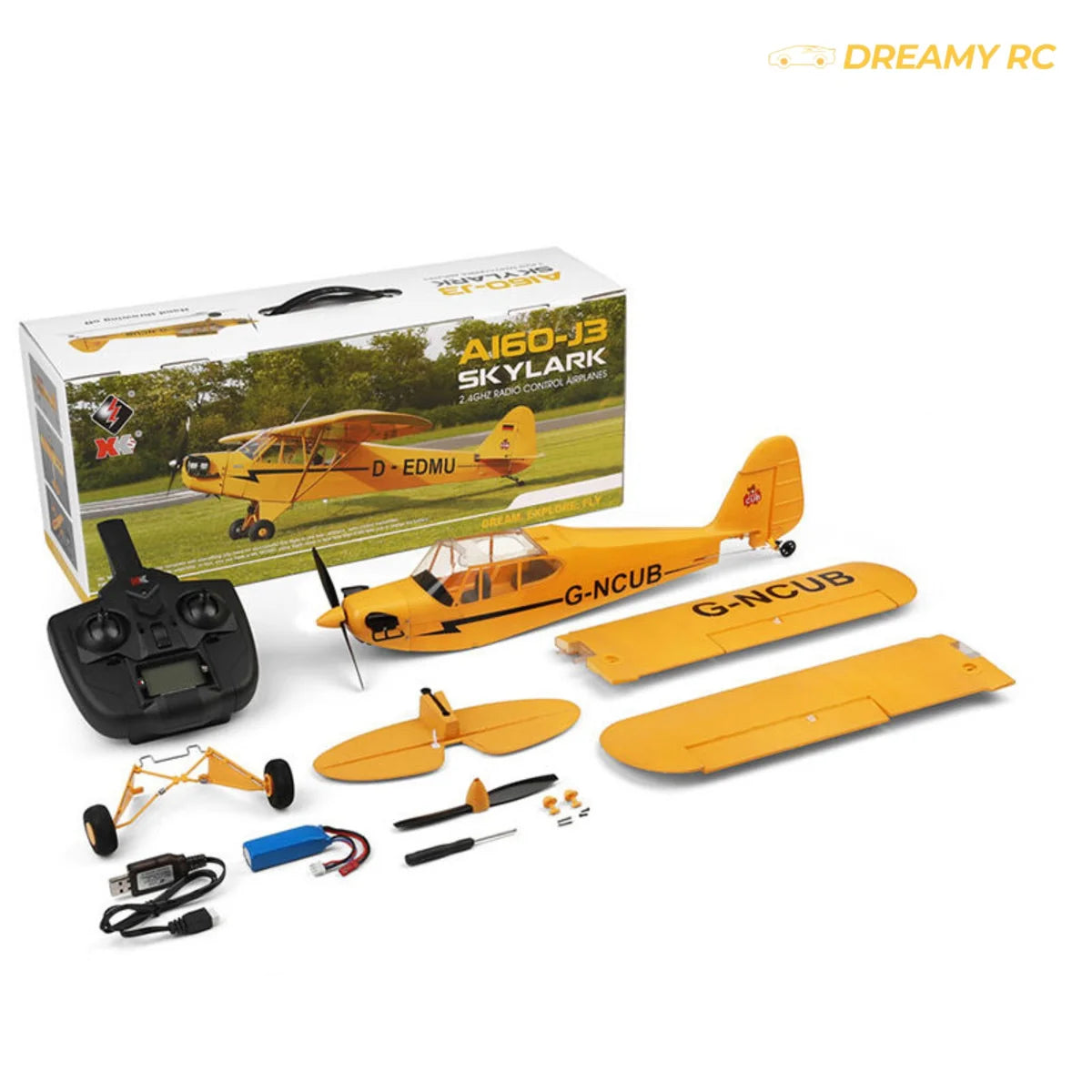 WLtoys XK A160 5CH Brushless RC Airplane – 3D/6G Flight Mode Aircraft