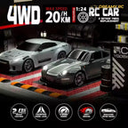 1:24 Scale 4WD Drift RC Car – Mini Electric Remote Control Sports Racing Car