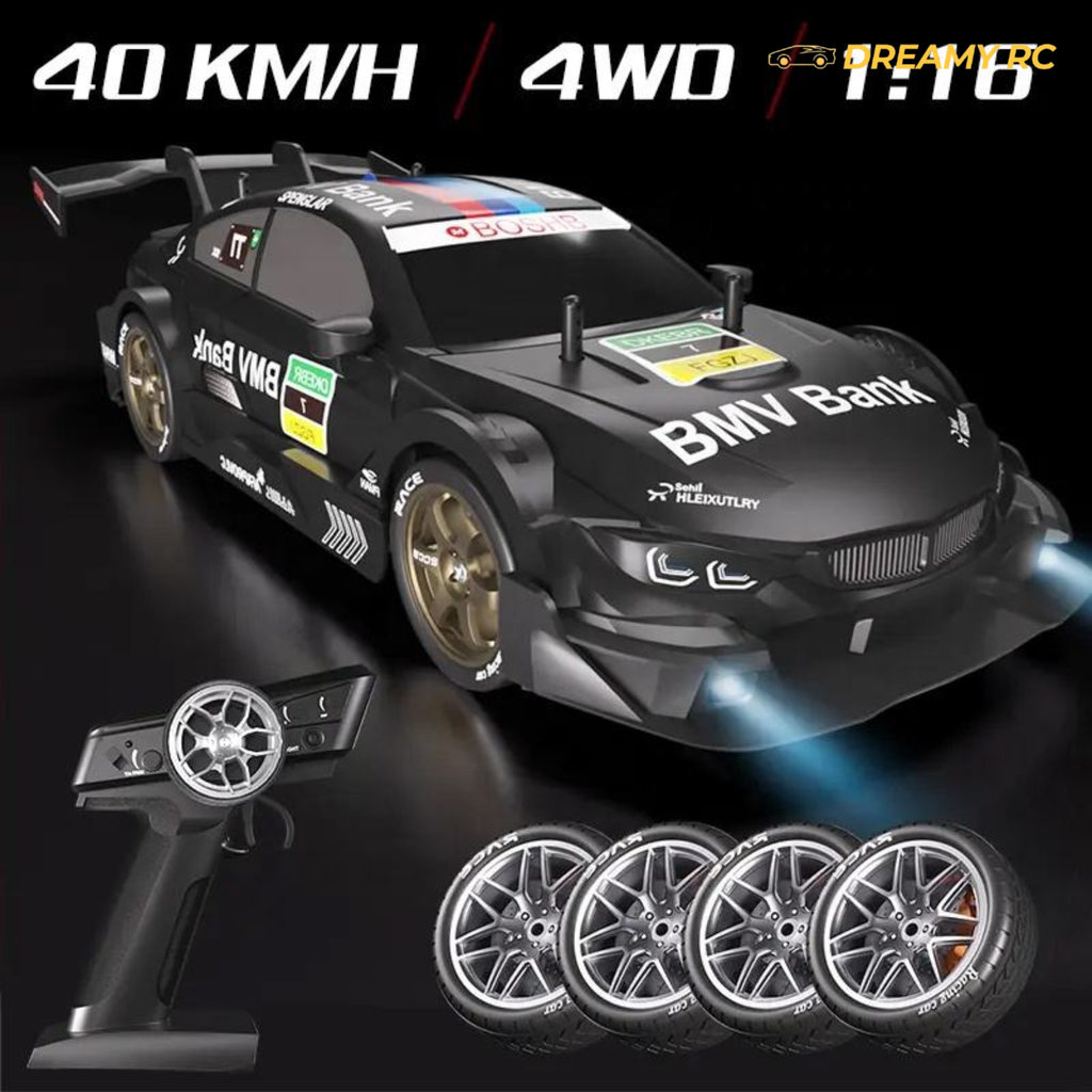 High-Performance 4WD RC Drift Car with ESP Gyro – 2.4GHz Remote Control