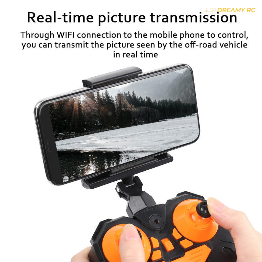 1:18 FPV WiFi Camera RC Car – HD 720P Remote Control SUV with App Control