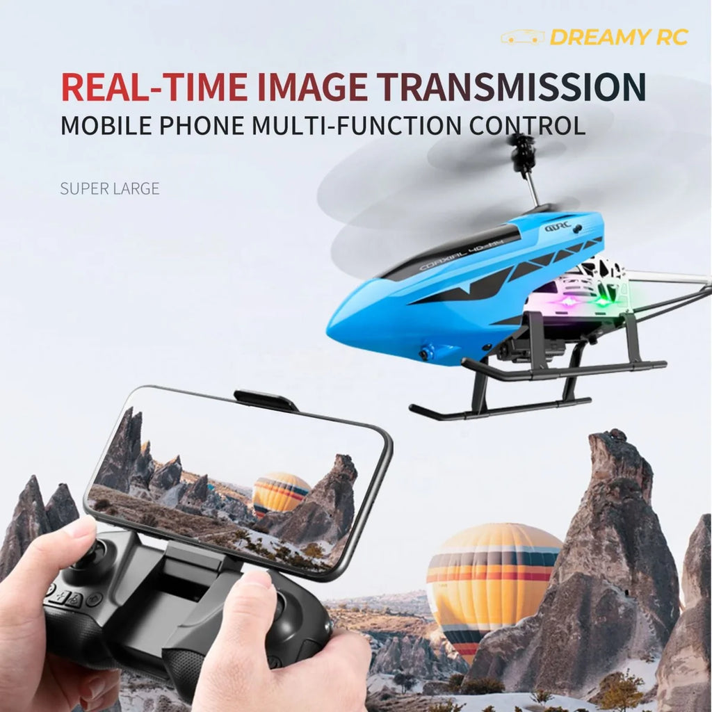 4DRC M4 72cm RC Helicopter with 480P WiFi FPV Camera & Obstacle Avoidance