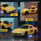 4WD RC Drift Car – High-Speed Remote Control Racing Car with LED Lights