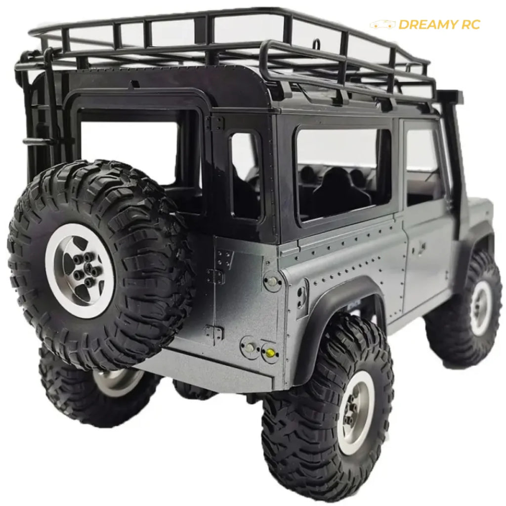 1:12 Scale 4WD Rock Crawler RC Car – Defender Style Off-Road Remote Control Vehicle