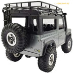 1:12 Scale 4WD Rock Crawler RC Car – Defender Style Off-Road Remote Control Vehicle
