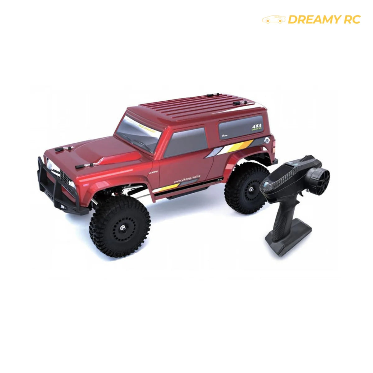 1:10 Scale 4WD Rock Crawler RC Car – Bronco Style Off-Road Remote Control Vehicle