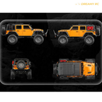 1:10 Scale 4WD Rock Crawler RC Car – Full Proportional Off-Road Remote Control Vehicle