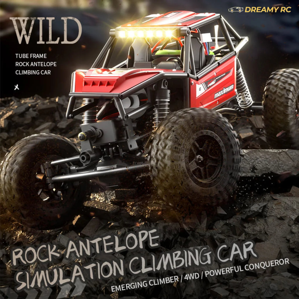 JJRC C8808 1:18 Scale 4WD Rock Crawler RC Car – Off-Road Remote Control Climbing Vehicle