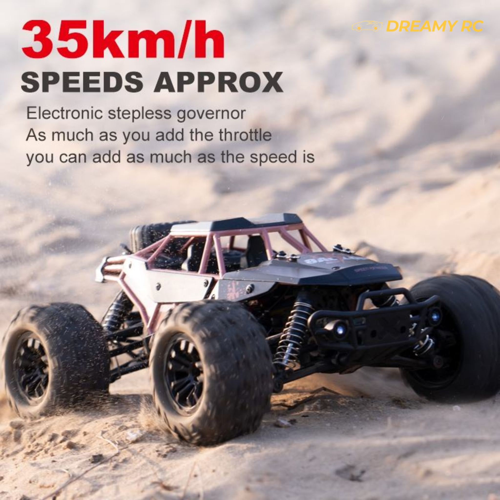 1:16 Scale 4WD High-Speed Off-Road Rock Crawler Remote Control Car