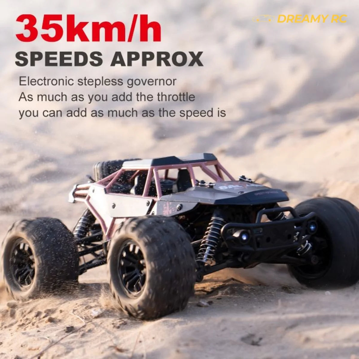 1:16 Scale 4WD High-Speed Off-Road Rock Crawler Remote Control Car
