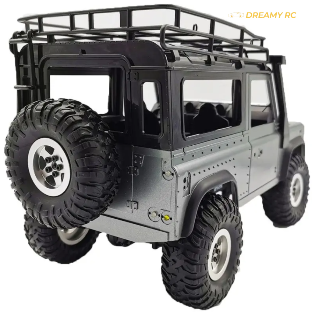 1:12 Scale 4WD Rock Crawler RC Car – Defender Style Off-Road Remote Control Vehicle