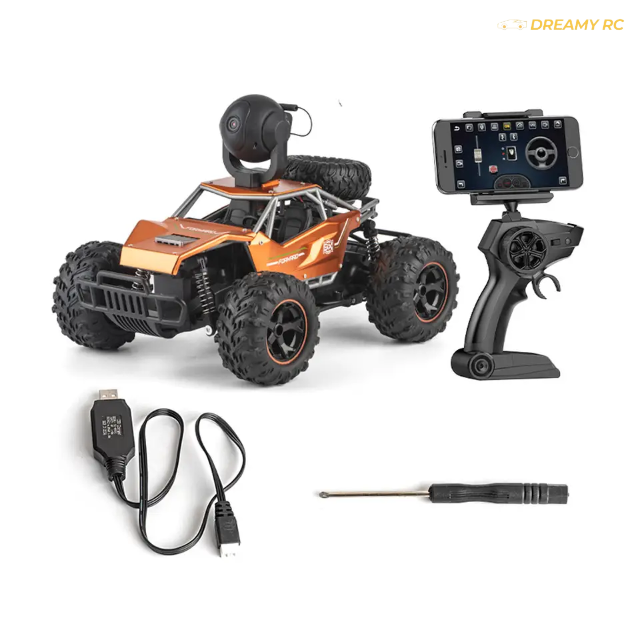 1:14 HD Camera RC Car – WiFi App Controlled Off-Road Remote Control Car