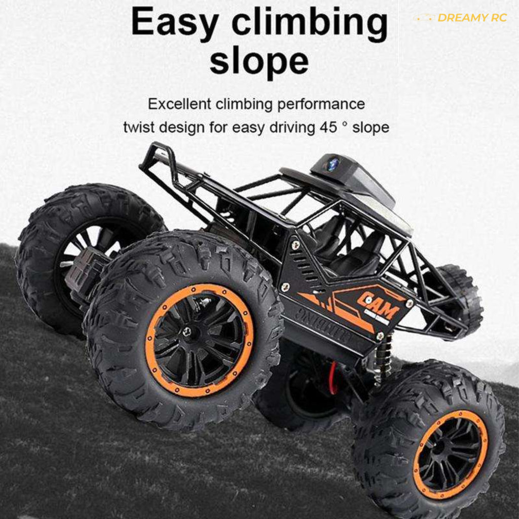HD Wi-Fi Camera RC Crawler Car – High-Speed 4WD Stunt & Off-Road Remote Control Vehicle