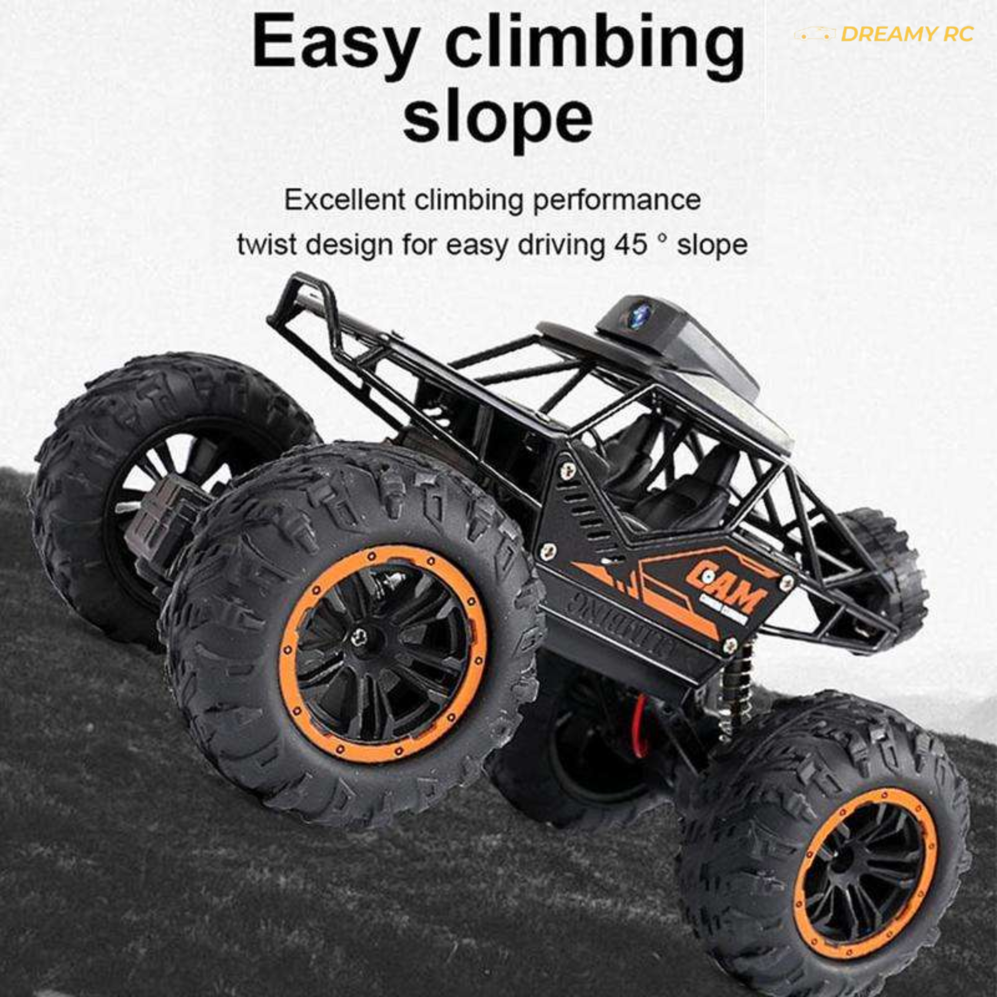 HD Wi-Fi Camera RC Crawler Car – High-Speed 4WD Stunt & Off-Road Remote Control Vehicle