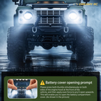1:12 Scale 4WD Rock Crawler RC Car with LED Lights – Off-Road Remote Control Vehicle