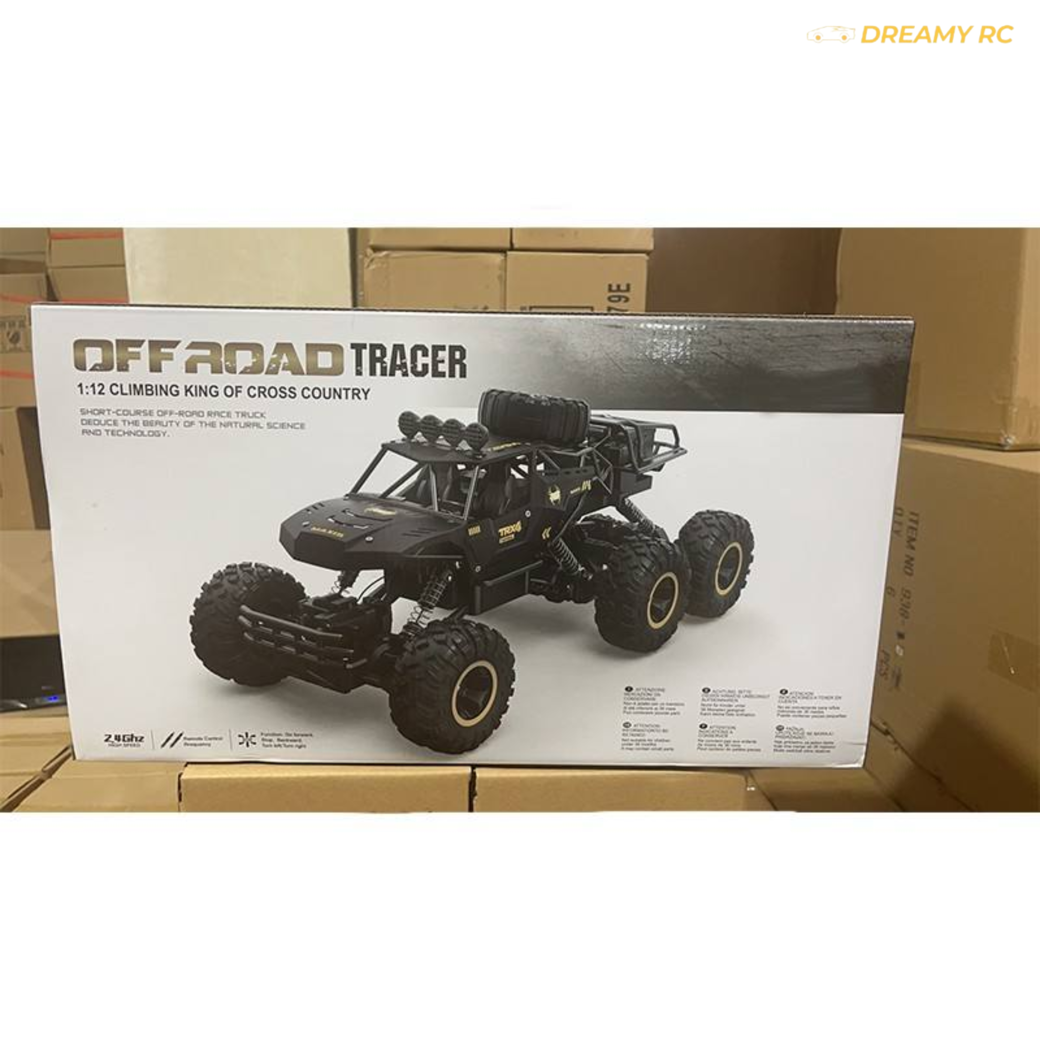 1:12 Scale 6WD Rock Crawler RC Car – 46cm High-Speed Off-Road Remote Control Vehicle