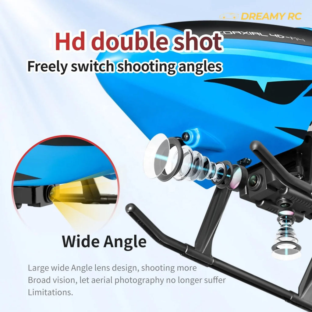 4DRC M4 72cm RC Helicopter with 480P WiFi FPV Camera & Obstacle Avoidance