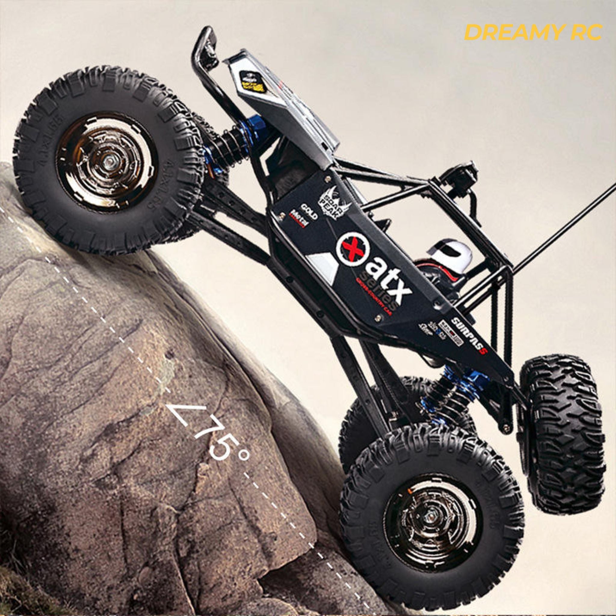 4WD Rock Crawler RC Car – Off-Road Remote Control Climbing Vehicle